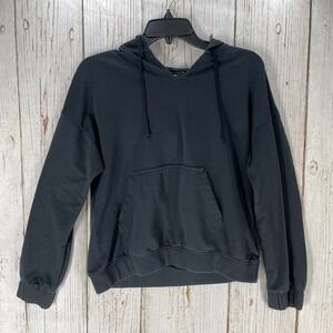 Nike Hoodie Women Size S Black Yoga Core Collection Pullover Athleisure